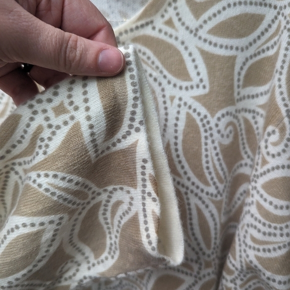 Studio Works Abstract Print Scoop Neck Sweater Sz 3X - Picture 6 of 11